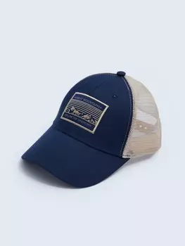 Кепка-тракер из хлопка с сеткой