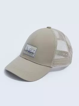 Кепка-тракер из хлопка с сеткой
