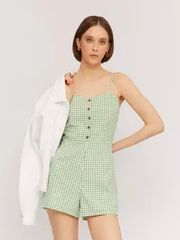 Комбинезон-ромпер мини с акцентной спиной