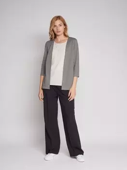 Комбинированный джемпер с имитацией кардигана