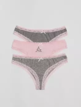 Комплект из трех трусов