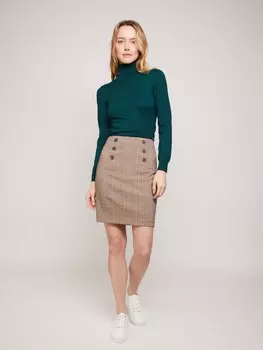 Короткая юбка в клетку