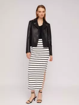 Кожаная куртка-косуха из экокожи