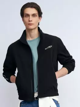 Куртка-бомбер на молнии без утеплителя