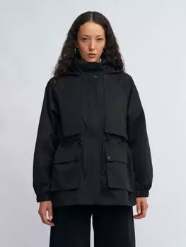 Куртка-парка с капюшоном и кулиской