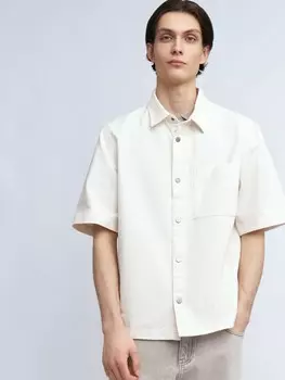 Куртка-рубашка из хлопка с коротким рукавом