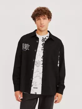 Куртка-рубашка из хлопка с нагрудными карманами