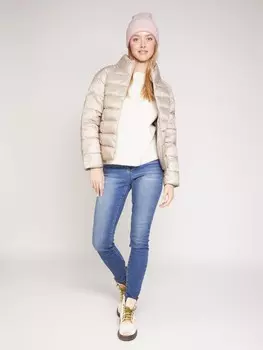 Лёгкая куртка с воротником-стойкой