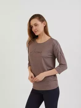 Лонгслив с декором из страз