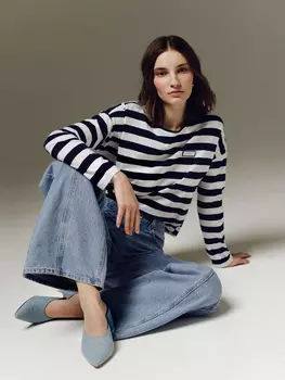 Лонгслив-тельняшка в полоску