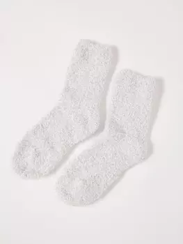 Махровые носки с блёстками