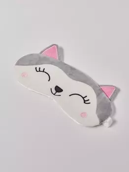 Маска для сна "Хаски" с охлаждающим гелевым вкладышем