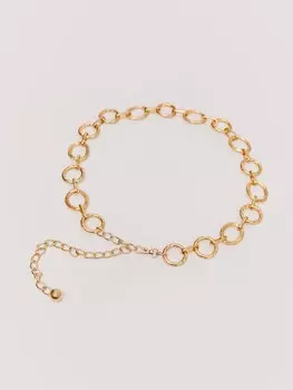 Металлический пояс-цепочка