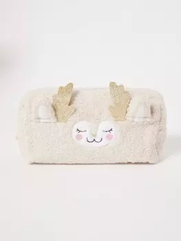 Мягкая косметичка с аппликацией