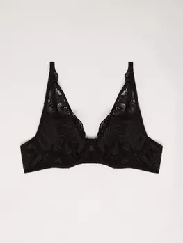Мягкий кружевной бюстгальтер на косточках