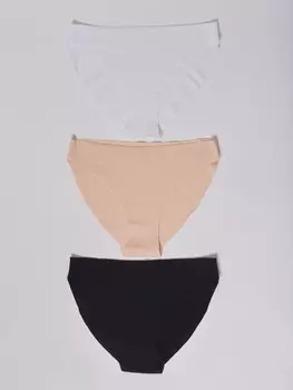 Набор бесшовных трусов (3 шт. в комплекте)