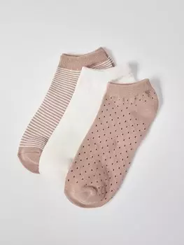 Набор коротких носков (3 шт. в комплекте)