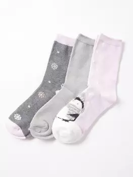 Набор новогодних носков (3 шт. в комплекте)