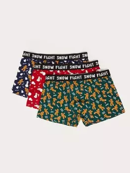 Набор новогодних трусов (3 шт. в комплекте)