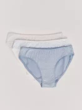 Набор трусов из хлопка (3 шт. в комплекте)