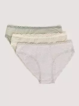 Набор трусов из хлопка (3 шт. в комплекте)