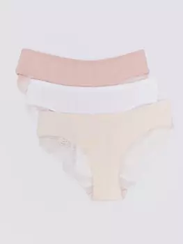 Набор трусов с кружевом (3 шт. в комплекте)