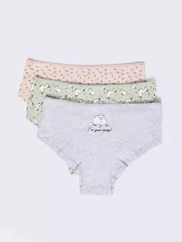 Набор трусов с принтом (3 шт. в комплекте)