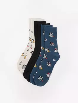 Набор высоких носков (3 пары в комплекте)