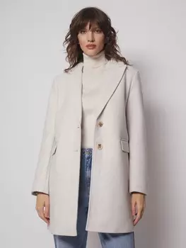 Однобортное пальто-пиджак