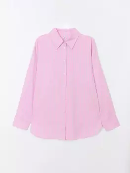 Офисная рубашка из хлопка в полоску