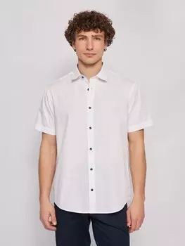 Офисная рубашка с коротким рукавом