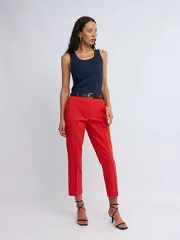 Офисные брюки силуэта Slim со стрелками