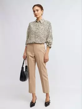 Офисные брюки силуэта Slim со стрелками