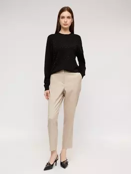 Офисные брюки Slim на резинке со стрелками