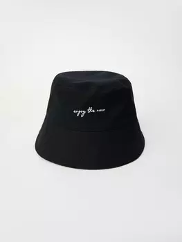 Панама из хлопка с вышивкой