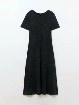 Платье-футболка из хлопка с коротким рукавом