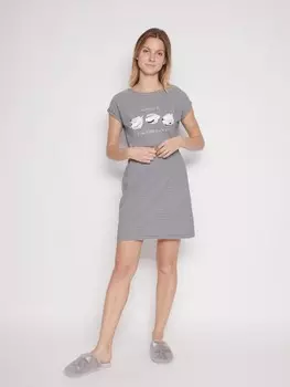 Платье-футболка с поясом