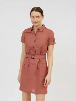 Платье из льна и хлопка