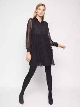 Платье миди с цветочным принтом