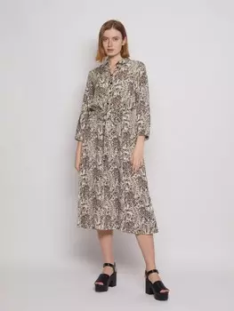 Платье-рубашка на кулиске