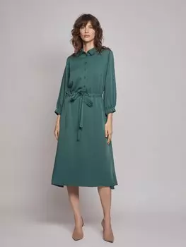 Платье-рубашка на кулиске