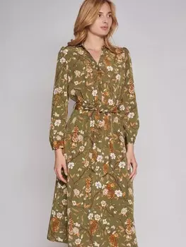 Платье-рубашка с поясом