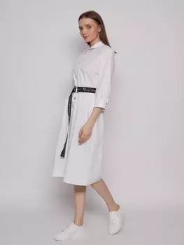 Платье-рубашка с ремнём