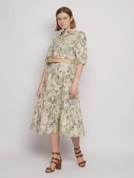 Платье-рубашка с ремнём