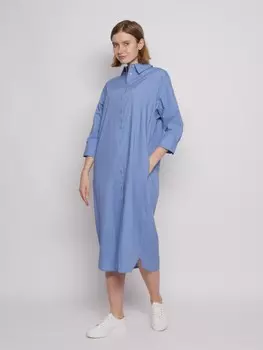 Платье-рубашка с ремнём