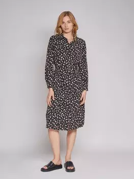 Платье-рубашка с ремнём