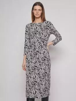 Платье с декоративным узлом