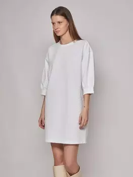 Платье-свитшот с фактурным узором