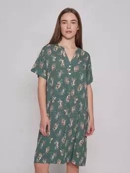 Платье-туника с коротким рукавом