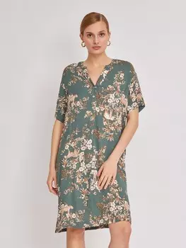 Платье-туника с коротким рукавом